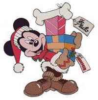 mickey with presents